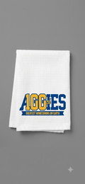 White Centennial Rally towel